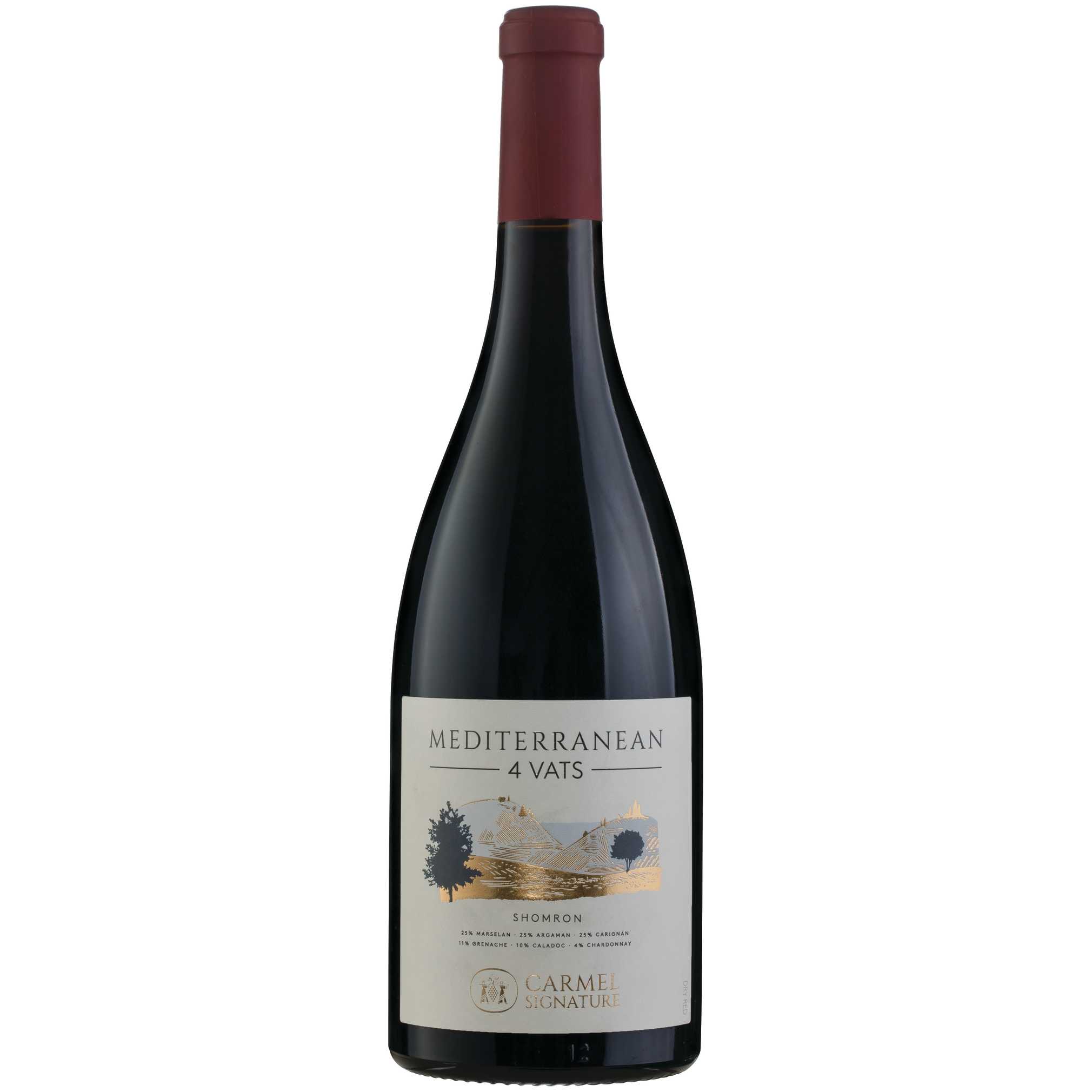 Carmel Vats Series Mediterranean 4 Vats Red - A Kosher Wine From Israel