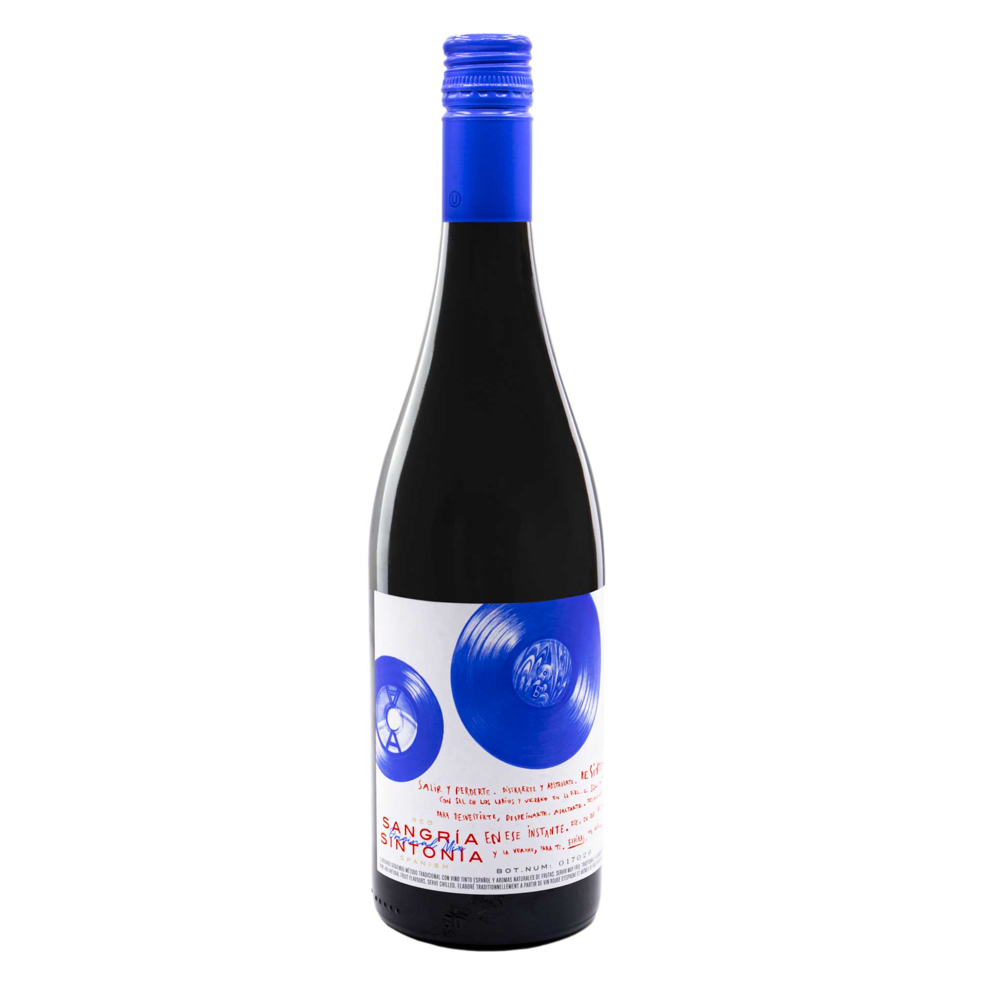 Elvi Sangria Sintonia Red (Not Kosher For Passover) - A Kosher Wine From Spain