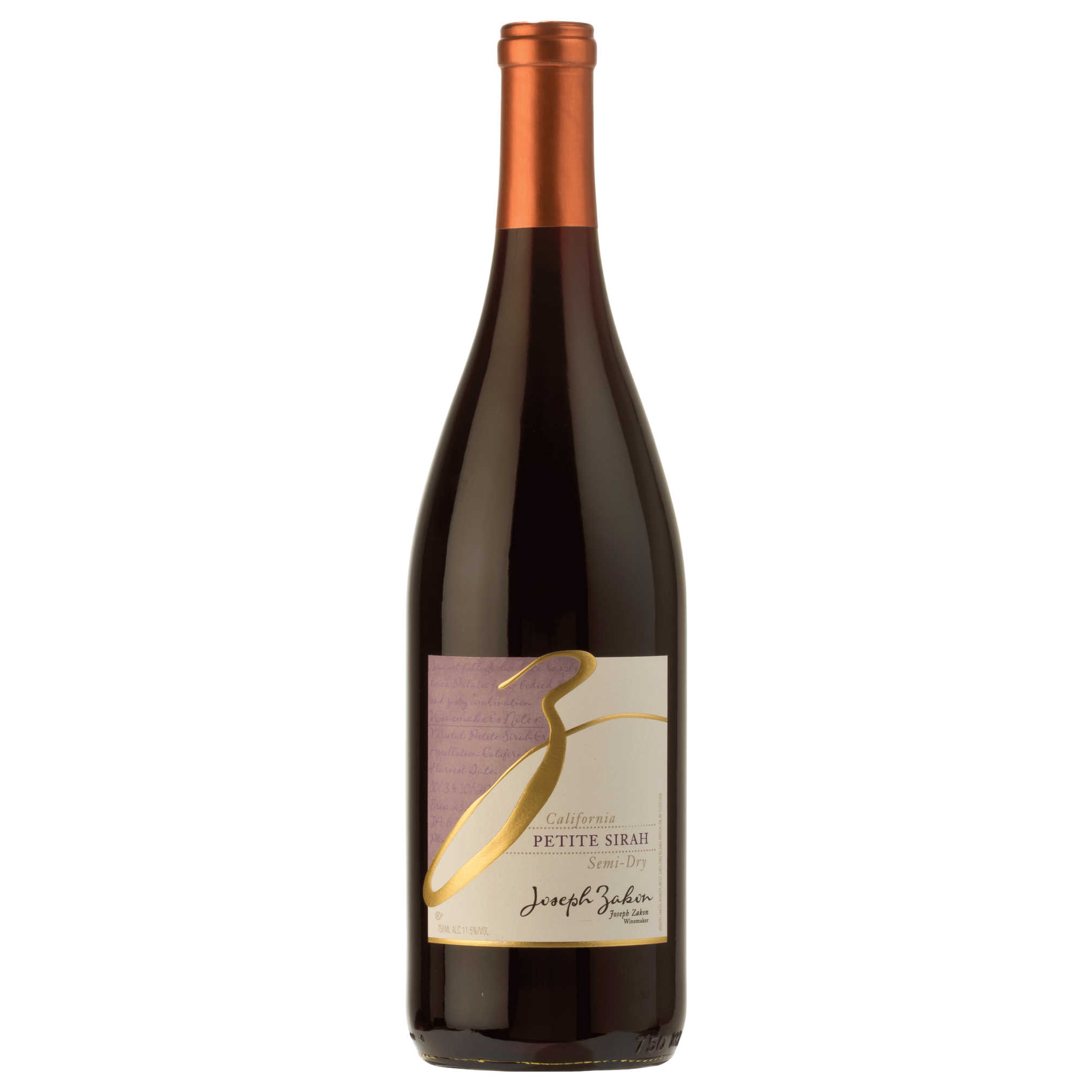Joseph Zakon Petite Sirah - A Kosher Wine From California