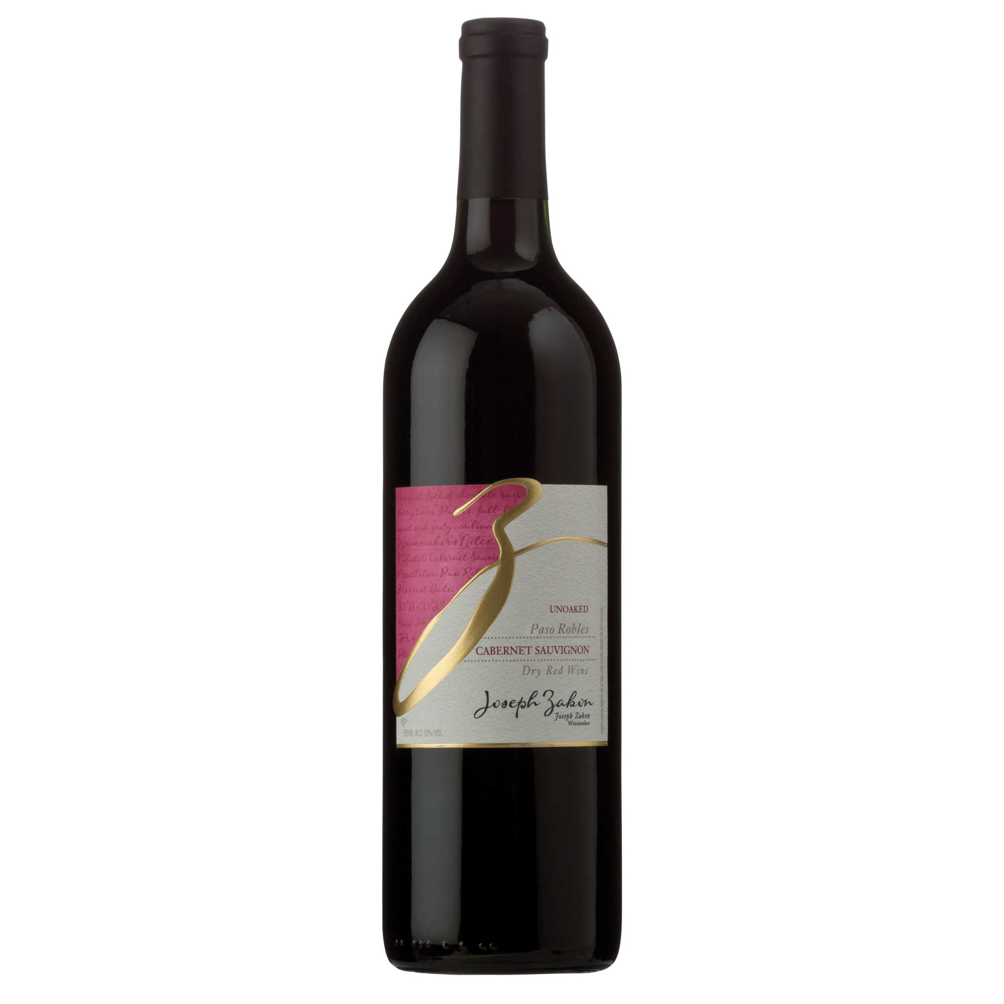 Joseph Zakon Unoaked Cabernet Sauvignon - A Kosher Wine From California