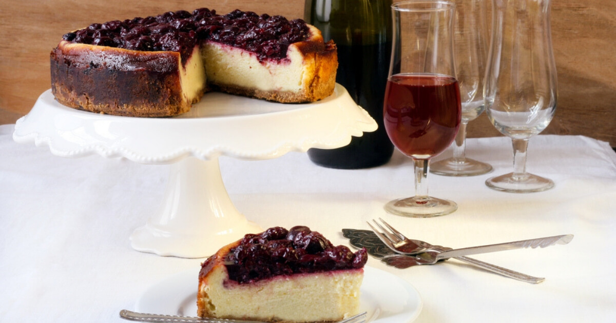 Wine and Cheesecake